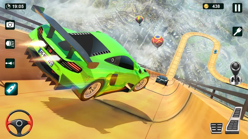 Скачать GT Car Stunt 3D: Ramp Car Game [MOD: безлимитные деньги и все машины открыты] — скриншот 5