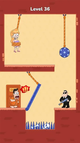 Скачать взлом Cut Master: Fun Rope Cut Game [MOD: без рекламы и все уровни] — скриншот 1