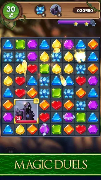 Avalon Jewels Match-3 [MOD: безлимитные монеты и жизни] последняя версия — скриншот 4