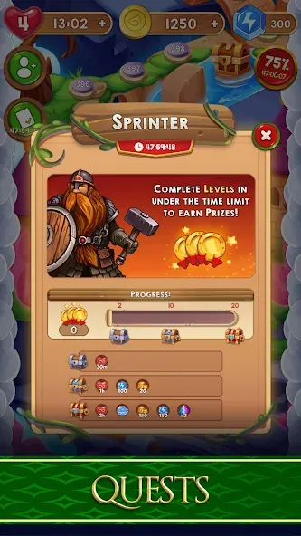 Avalon Jewels Match-3 [MOD: безлимитные монеты и жизни] последняя версия — скриншот 5