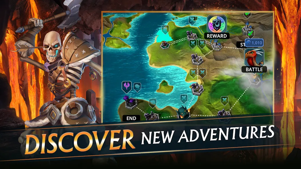 Puzzle Quest 3 - Match 3 RPG [MOD: безлимитные ресурсы и урон] — Скачать бесплатно (APK) — скриншот 2
