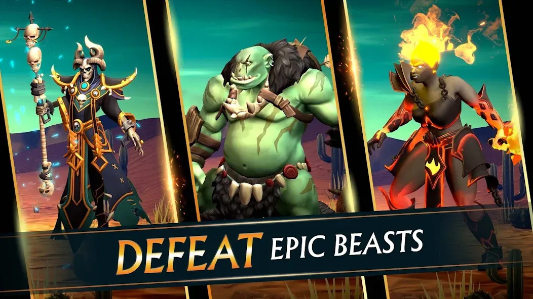 Puzzle Quest 3 - Match 3 RPG [MOD: безлимитные ресурсы и урон] — Скачать бесплатно (APK) — скриншот 4