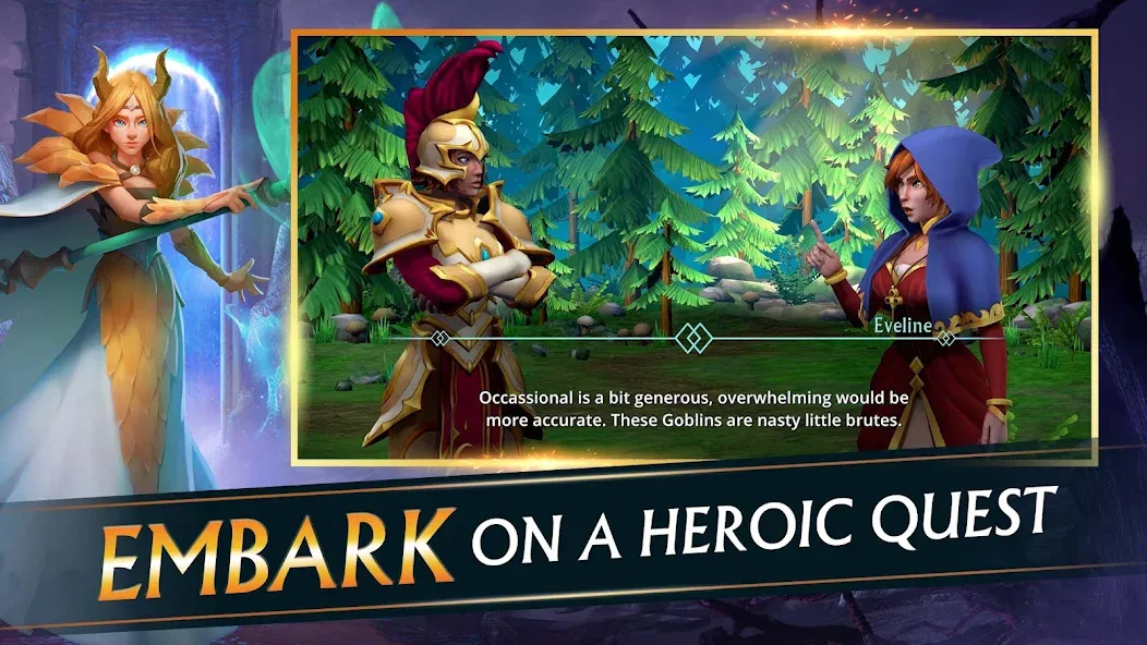 Puzzle Quest 3 - Match 3 RPG [MOD: безлимитные ресурсы и урон] — Скачать бесплатно (APK) — скриншот 5