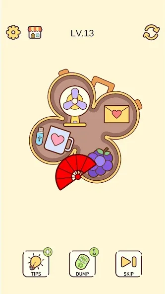 Скачать взлом Pack n Pack [MOD: безлимитные монеты и все уровни] — скриншот 1