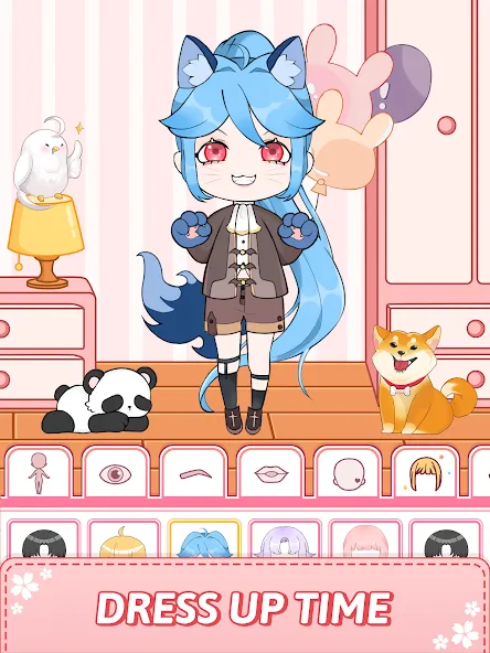 Vivi Story - Dress Up Game [MOD: много монет и все наряды открыты] (Бесплатно / APK) — скриншот 1