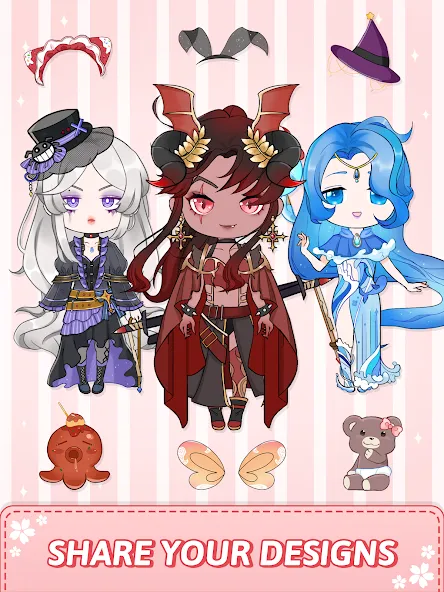 Vivi Story - Dress Up Game [MOD: много монет и все наряды открыты] (Бесплатно / APK) — скриншот 2