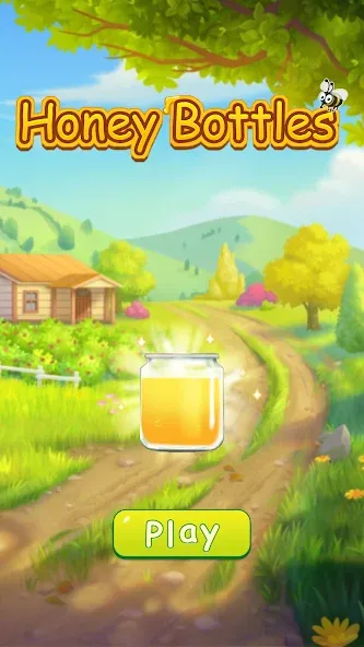 Скачать Honey Bottles - merge puzzle [MOD: безлимитные ходы и бонусы] — скриншот 1