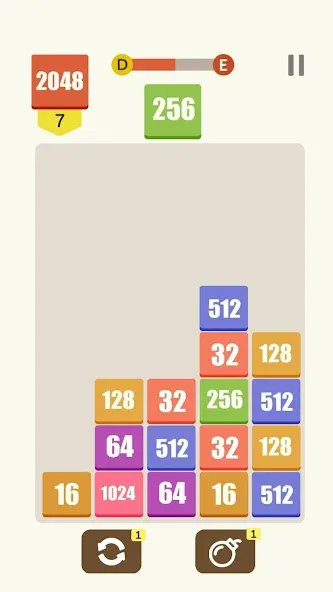 Скачать взлом Target 2048 [MOD: без рекламы и бесконечные ходы] — скриншот 3