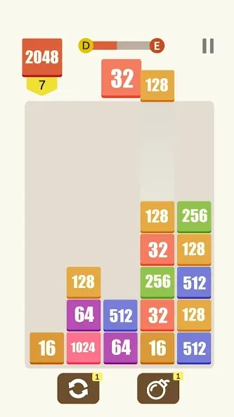 Скачать взлом Target 2048 [MOD: без рекламы и бесконечные ходы] — скриншот 4