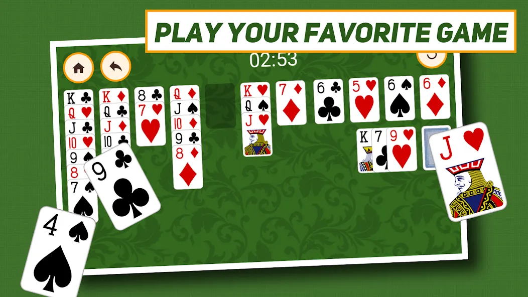 Klondike Solitaire: Classic [MOD: без рекламы и подсказки доступны] (Бесплатно / APK) — скриншот 5