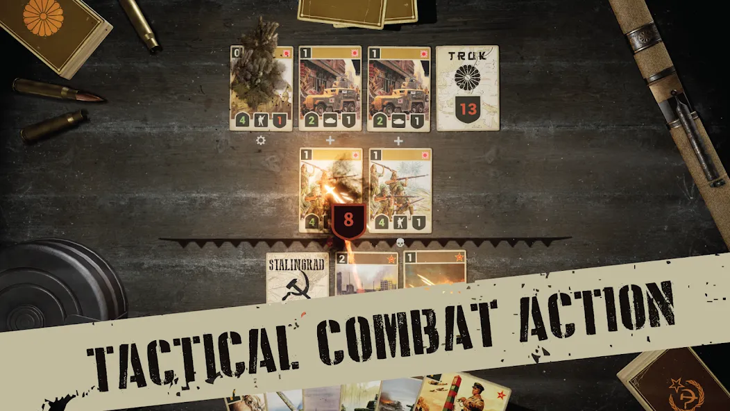 Взломанная KARDS - The WW2 Card Game [MOD: безлимитные ресурсы и карты] на Андроид — скриншот 4