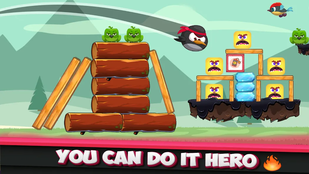 Скачать Angry Penguin [MOD: безлимитные монеты и все уровни] на телефон — скриншот 2