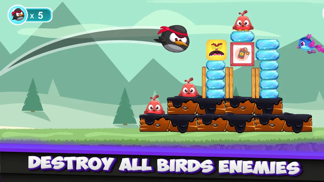 Скачать Angry Penguin [MOD: безлимитные монеты и все уровни] на телефон — скриншот 4