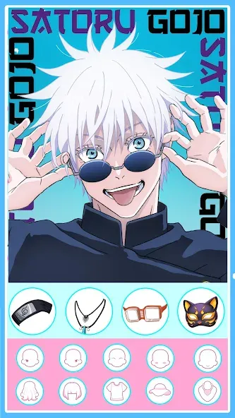 Скачать взлом Anime Avatar Maker 2: Dress Up [MOD: безлимитные деньги и всё открыто] — скриншот 1