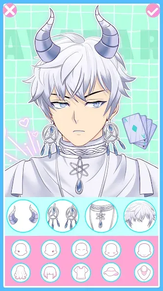 Скачать взлом Anime Avatar Maker 2: Dress Up [MOD: безлимитные деньги и всё открыто] — скриншот 4