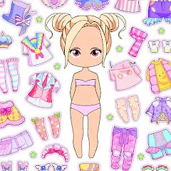 Скачать взлом Chibi Doll Dress Up Games [MOD: открыты все наряды и аксессуары]