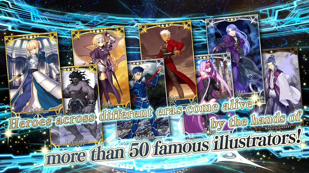 Скачать взлом Fate/Grand Order (English] [MOD: неограниченные ресурсы и усиленные персонажи] — скриншот 4