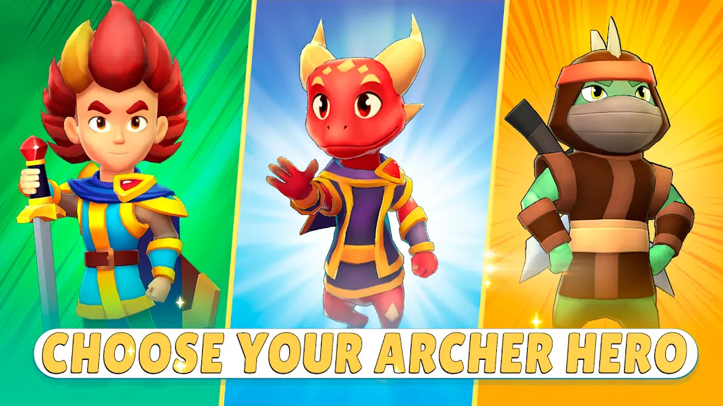 Скачать Dragono: Archer's Fire & Magic [MOD: много денег и усиленный урон] на телефон — скриншот 1