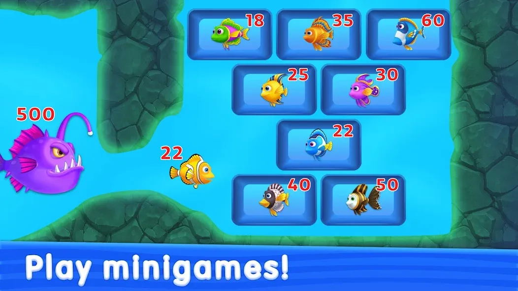 Solitaire TriPeaks: Aquarium [MOD: без рекламы и много денег] на Андроид — скриншот 2