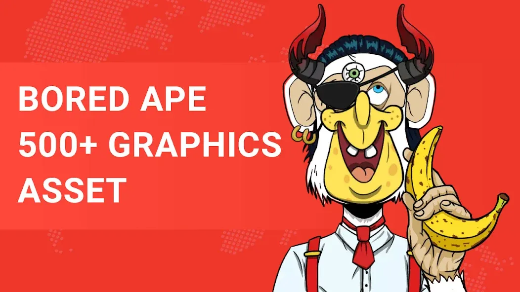 Bored Ape Maker - NFT Art [MOD: открыты все предметы и фоны] (Бесплатно / APK) — скриншот 4
