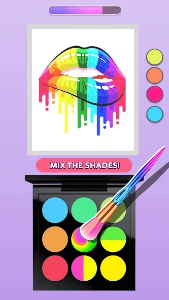 Makeup Kit - Color Mixing [MOD: безлимитные деньги и все предметы] последняя версия — скриншот 1