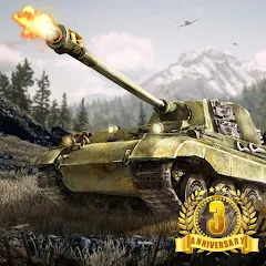 Скачать Tank Warfare: PvP Battle Game [MOD: безлимитные деньги и мощные танки] на телефон