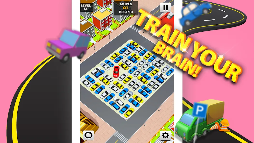 Взломанная Park Master: Car Parking Jam [MOD: безлимитные деньги и все машины открыты] на Андроид — скриншот 4