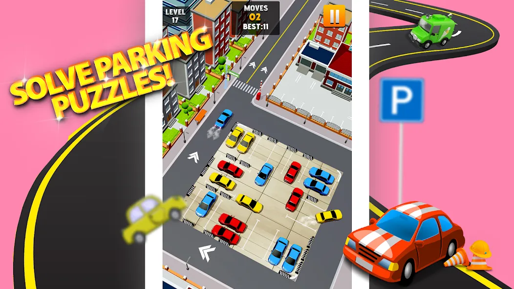 Взломанная Park Master: Car Parking Jam [MOD: безлимитные деньги и все машины открыты] на Андроид — скриншот 5