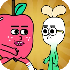 Взломанная apple and onion running game [MOD: новые уровни и быстрый бег] на Андроид