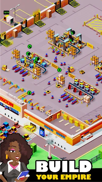 Скачать Idle Smartphone Tycoon Factory [MOD: безлимитные деньги и все улучшения] — скриншот 2