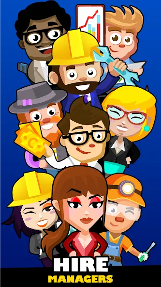 Скачать Idle Smartphone Tycoon Factory [MOD: безлимитные деньги и все улучшения] — скриншот 3