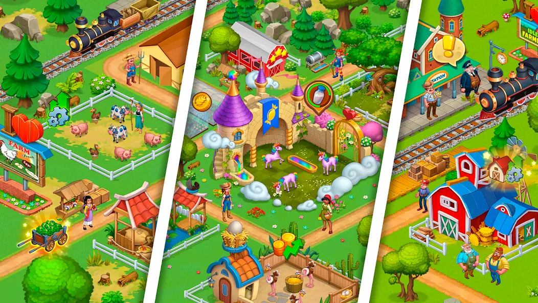 Idle Farmer: Mine Game [MOD: безлимитные деньги и ресурсы] последняя версия — скриншот 3