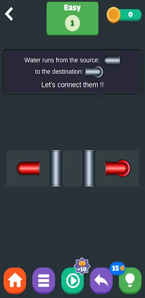 Взломанная Color Plumber [MOD: без рекламы и все уровни открыты] на Андроид — скриншот 1