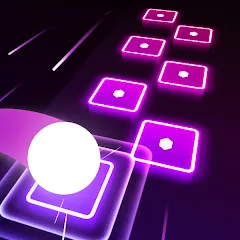 Взломанная Hop Tiles 3D: Hit music game [MOD: открыты все песни и уровни] на Андроид