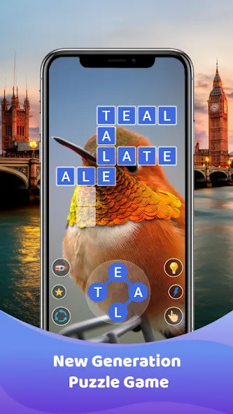 Скачать Word Game : Crossword [MOD: подсказки и уровни без ограничений] на телефон — скриншот 5