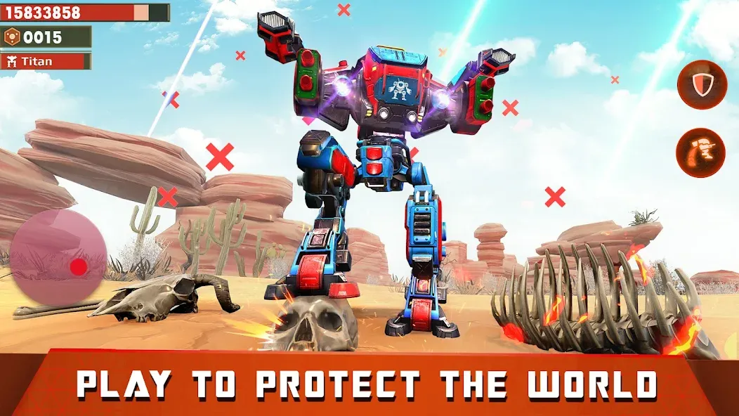 Mech Robot Wars - Multi Robot [MOD: безлимитные деньги и роботы] последняя версия — скриншот 3