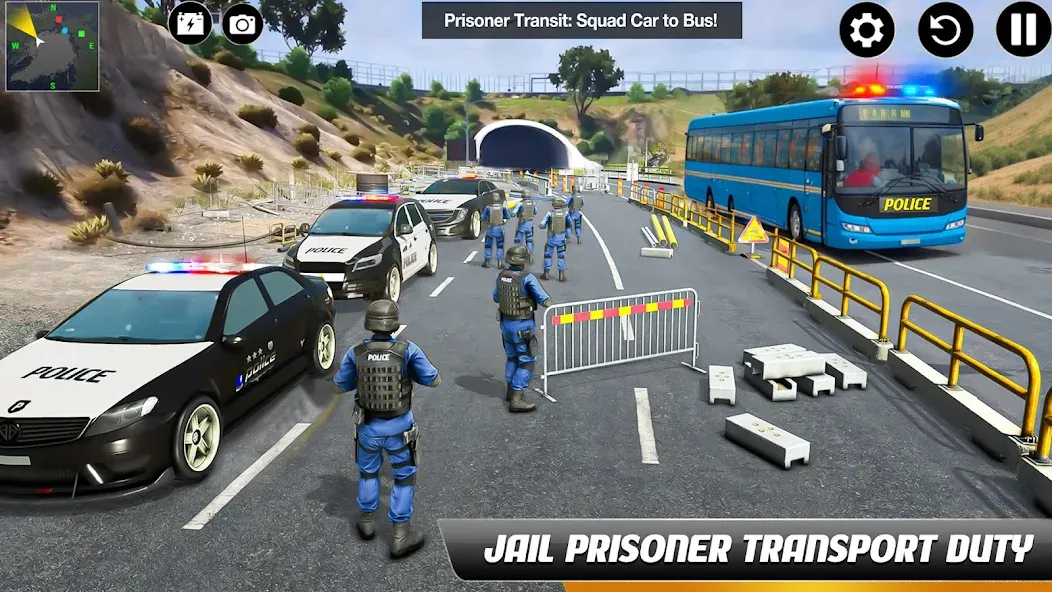 Скачать Police Bus Simulator Bus Games [MOD: безлимитные деньги и все автобусы открыты] — скриншот 2