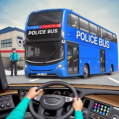 Скачать Police Bus Simulator Bus Games [MOD: безлимитные деньги и все автобусы открыты]
