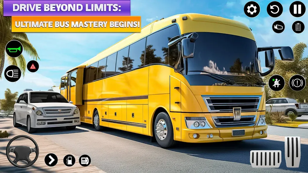 Ultimate Bus Driving Simulator [MOD: безлимитные деньги и топливо] — Скачать бесплатно (APK) — скриншот 2