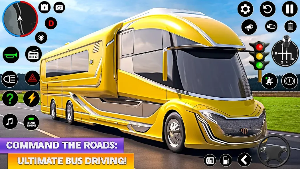 Ultimate Bus Driving Simulator [MOD: безлимитные деньги и топливо] — Скачать бесплатно (APK) — скриншот 3