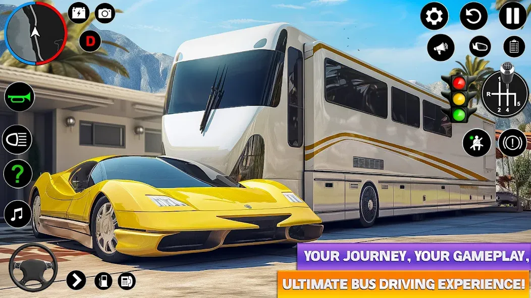 Ultimate Bus Driving Simulator [MOD: безлимитные деньги и топливо] — Скачать бесплатно (APK) — скриншот 5