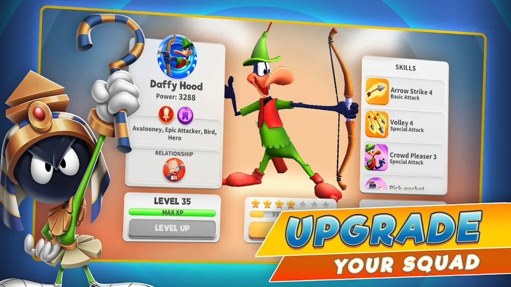 Скачать взлом Looney Tunes™ World of Mayhem [MOD: безлимитные монеты и усиленные персонажи] — скриншот 2