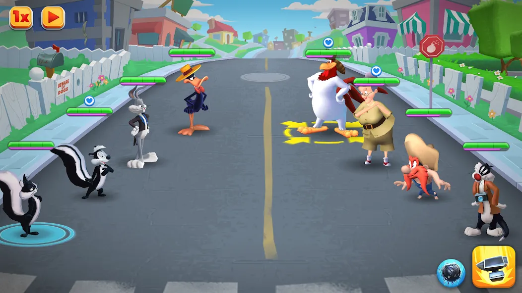 Скачать взлом Looney Tunes™ World of Mayhem [MOD: безлимитные монеты и усиленные персонажи] — скриншот 4