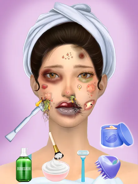 Waxing Spa ASMR Makeover Salon [MOD: безлимитные деньги и всё открыто] (Бесплатно / APK) — скриншот 1