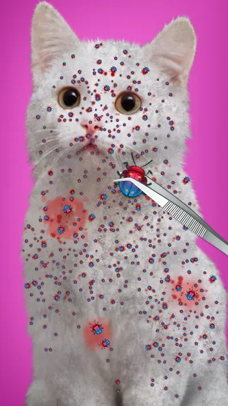 Скачать Virtual Cat ASMR Spa Makeover [MOD: безлимитные деньги и премиум-уход] на телефон — скриншот 3