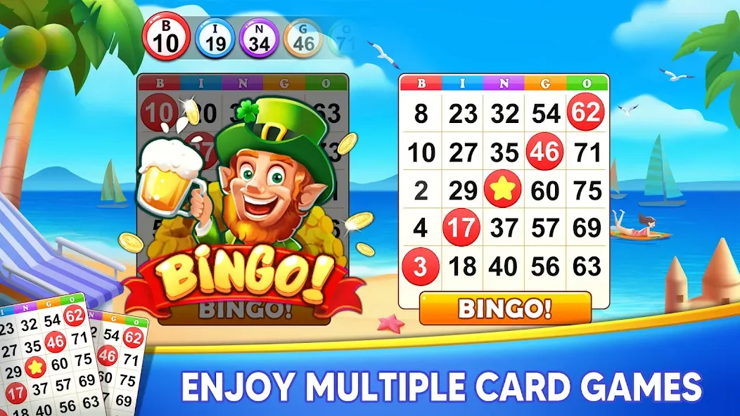Bingo Holiday: Live Bingo Game [MOD: безлимитные монеты и бонусы] на Андроид — скриншот 2