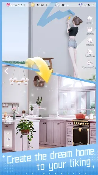 Скачать Life Makeover [MOD: безлимитные деньги и наряды] — скриншот 1