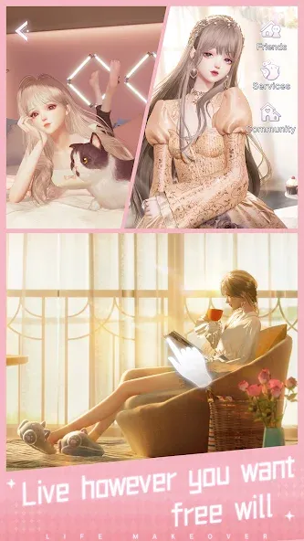 Скачать Life Makeover [MOD: безлимитные деньги и наряды] — скриншот 2