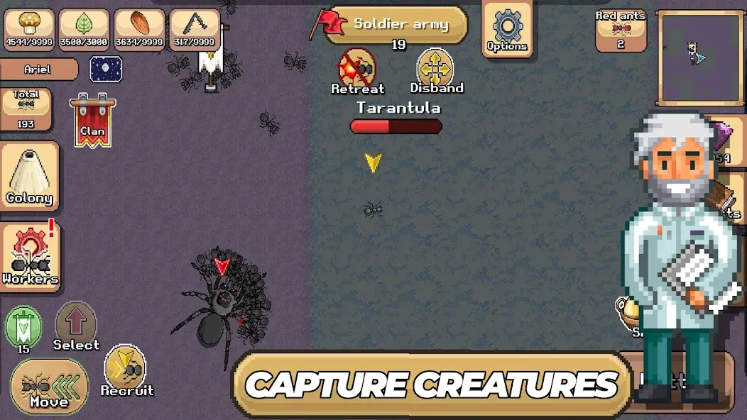 Pocket Ants: Colony Simulator [MOD: безлимитные ресурсы и ускоренное развитие] (Бесплатно / APK) — скриншот 2