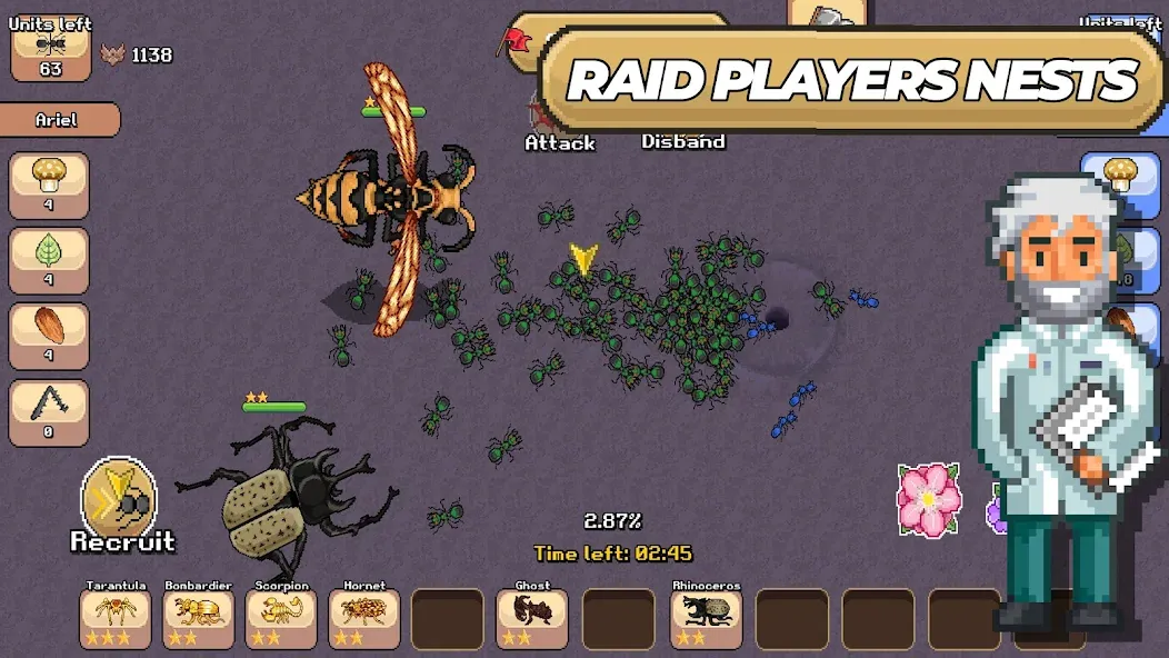 Pocket Ants: Colony Simulator [MOD: безлимитные ресурсы и ускоренное развитие] (Бесплатно / APK) — скриншот 4